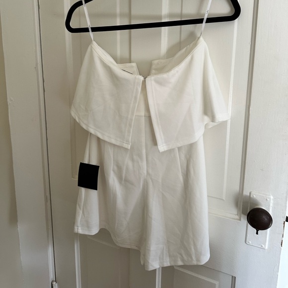 NWT Lulu's Ivory Strapless Romper - Picture 6 of 6